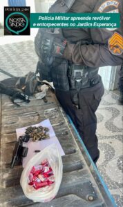 Leia mais sobre o artigo Polícia Militar apreende revólver  e entorpecentes no Jardim Esperança