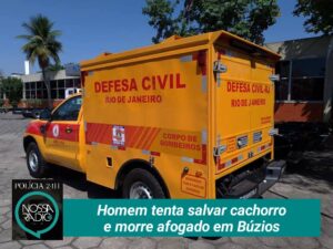 Leia mais sobre o artigo Homem tenta salvar cachorro e morre afogado em Búzios