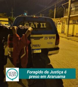 Leia mais sobre o artigo Foragido da Justiça é  preso em Araruama
