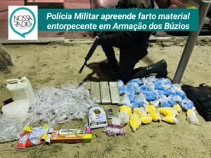 Leia mais sobre o artigo Polícia Militar apreende farto material entorpecente em Armação dos Búzios