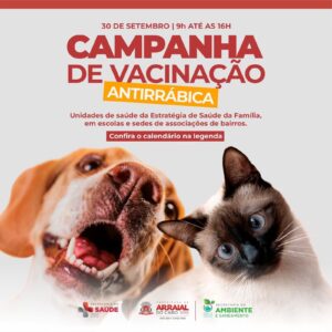 Leia mais sobre o artigo ARRAIAL DO CABO REALIZA CAMPANHA DE VACINAÇÃO ANTIRRÁBICA