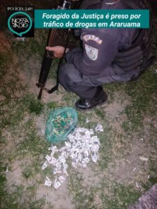 Leia mais sobre o artigo Foragido da Justiça é preso por tráfico de drogas em Araruama