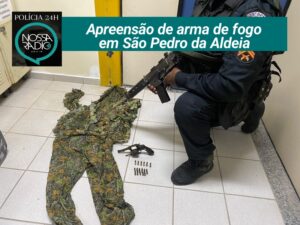 Leia mais sobre o artigo Apreensão de arma de fogo em São Pedro da Aldeia