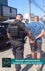 Leia mais sobre o artigo Operação conjunta prende foragido da Justiça em Unamar