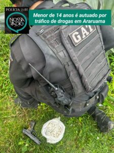 Leia mais sobre o artigo Menor de 14 anos é autuado por tráfico de drogas em Araruama