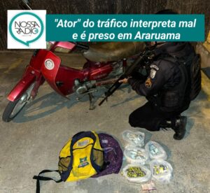 Leia mais sobre o artigo “Ator” do tráfico interpreta mal  e é preso em Araruama
