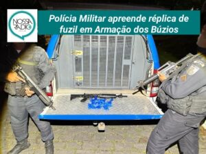 Leia mais sobre o artigo Polícia Militar apreende réplica de fuzil em Armação dos Búzios