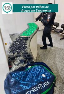 Leia mais sobre o artigo Preso por tráfico de  drogas em Saquarema