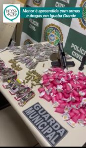 Leia mais sobre o artigo Menor é apreendida com armas e drogas em Iguaba Grande