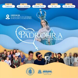 Leia mais sobre o artigo Feriadão com Festa de Nossa Senhora dos Remédios, Padroeira de Arraial do Cabo