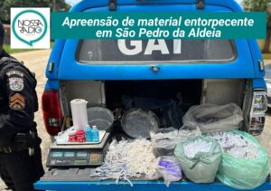 Leia mais sobre o artigo Apreensão de material entorpecente em São Pedro da Aldeia