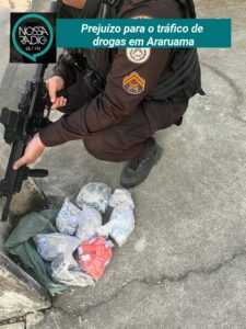 Leia mais sobre o artigo Prejuízo para o tráfico de  drogas em Araruama