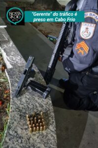 Leia mais sobre o artigo “Gerente” do tráfico é preso em Cabo Frio