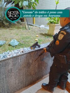Leia mais sobre o artigo “Gerente” do tráfico é preso com pistola e drogas em Araruama