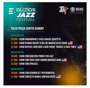 Leia mais sobre o artigo Búzios Jazz Festival 2024 começa neste fim de semana