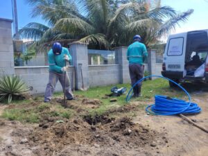 Leia mais sobre o artigo Chegada da rede de abastecimento de água beneficia  cerca de 600 famílias no bairro Novo Arraial