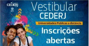 Leia mais sobre o artigo Inscrições para o vestibular do Cederj 2024.2 são prorrogadas até 4 de junho
