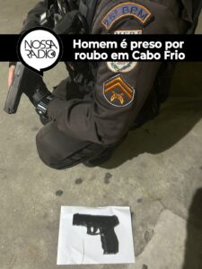 Leia mais sobre o artigo Homem é preso por  roubo em Cabo Frio