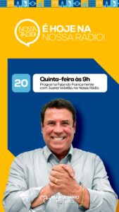 Leia mais sobre o artigo Marquinho Mendes é o entrevistado do “Falando Francamente com Você” de Quinta-Feira, dia 20 de Junho