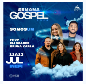 Leia mais sobre o artigo Semana Gospel de Búzios começa na próxima quinta-feira com shows de Bruna Karla, Eli Soares e Fhop
