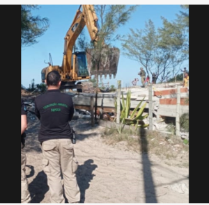 Leia mais sobre o artigo Construções irregulares são demolidas em Arraial do Cabo