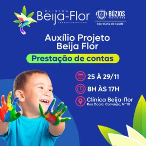 Leia mais sobre o artigo Secretaria de Saúde de Búzios convoca responsáveis para prestação de contas do Auxílio Beija-Flor