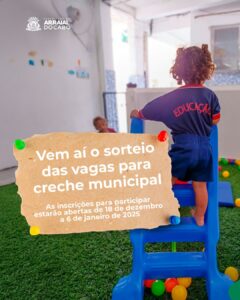 Leia mais sobre o artigo Arraial do Cabo abre inscrições para novas vagas em creches municipais