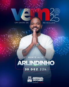 Leia mais sobre o artigo Arlindinho comanda a festa de véspera de Réveillon em Monte Alto