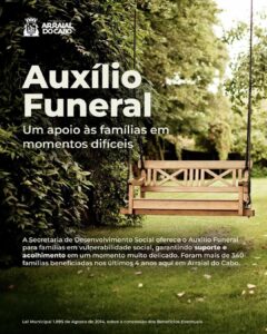 Leia mais sobre o artigo Auxílio Funeral para famílias em vulnerabilidade social é realidade em Arraial do Cabo
