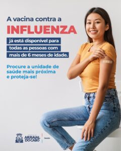 Leia mais sobre o artigo Vacinação contra a gripe é liberada para toda a população em Arraial do Cabo