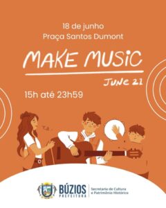 Leia mais sobre o artigo Búzios sedia edição 2025 do Make Music Day nesta quarta-feira