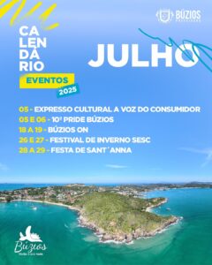 Leia mais sobre o artigo Eventos impulsionam economia criativa e turismo em Búzios no mês de julho