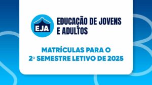 Leia mais sobre o artigo Período de matrículas para EJA começa no dia 23 de Julho em São Pedro da Aldeia
