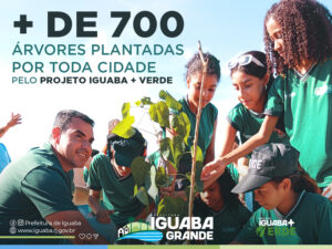 Leia mais sobre o artigo Programa Iguaba +Verde já ultrapassa a marca de 700 árvores plantadas em Iguaba