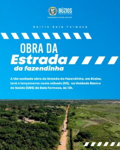 Leia mais sobre o artigo Lançamento da obra da Estrada da Fazendinha está programado para este o dia 5 de julho