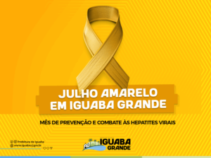 Leia mais sobre o artigo Prefeitura de Iguaba Grande reforça campanha Julho Amarelo