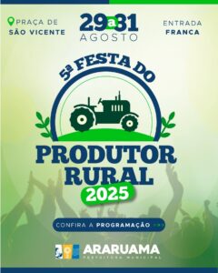 Leia mais sobre o artigo Prefeitura de Araruama realiza a 5ª Festa do Produtor Rural