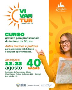 Leia mais sobre o artigo Búzios abre inscrições para curso gratuito de capacitação em turismo