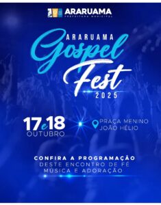 Leia mais sobre o artigo Araruama Gospel Fest 2025 promete dois dias de fé e muita música