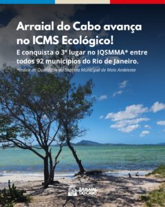 Leia mais sobre o artigo Arraial do Cabo em destaque no cenário ambiental do Estado do Rio