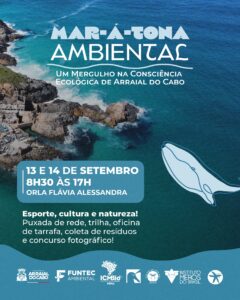Leia mais sobre o artigo Mar-à-Tona Ambiental marca o encerramento da Temporada de Baleias em Arraial do Cabo