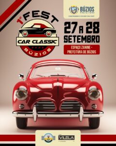 Leia mais sobre o artigo 1º Fest Car Classic Búzios acontece nos dias 27 e 28 de setembro no Espaço Zanine