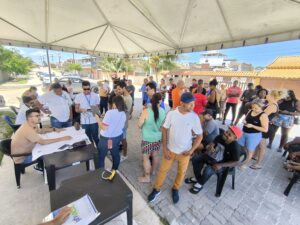 Leia mais sobre o artigo Secretaria de Habitação de Arraial do Cabo realiza cadastro de imóveis no bairro Caiçara