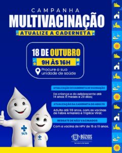 Leia mais sobre o artigo Prefeitura de Búzios realiza Dia D de Vacinação neste sábado, com foco na atualização da caderneta e nas ações do Outubro Rosa