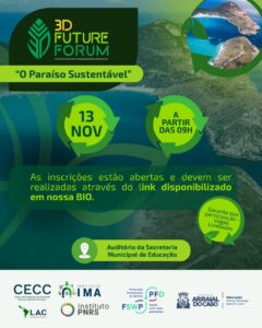 Leia mais sobre o artigo Arraial do Cabo sedia Fórum Futuro 3D para reunir lideranças em torno de cidades sustentáveis e circulares