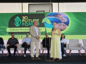 Leia mais sobre o artigo Fórum Futuro 3D destaca transição justa, educação transformadora e entrega do Selo Azul às escolas de Arraial do Cabo