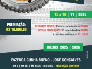 Leia mais sobre o artigo Búzios recebe etapa da Copa Rio de Motocross nos dias 15 e 16 de novembro