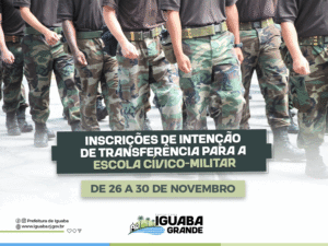 Leia mais sobre o artigo Iguaba Grande abre processo de intenção de transferência para Escola Cívico-Militar 2026
