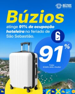 Leia mais sobre o artigo Feriado de São Sebastião impulsiona ocupação hoteleira em Búzios neste fim de semana prolongado