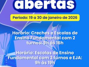 Leia mais sobre o artigo Prefeitura de Búzios realiza ação “Escolas Abertas 2026” entre os dias 19 e 30 de janeiro